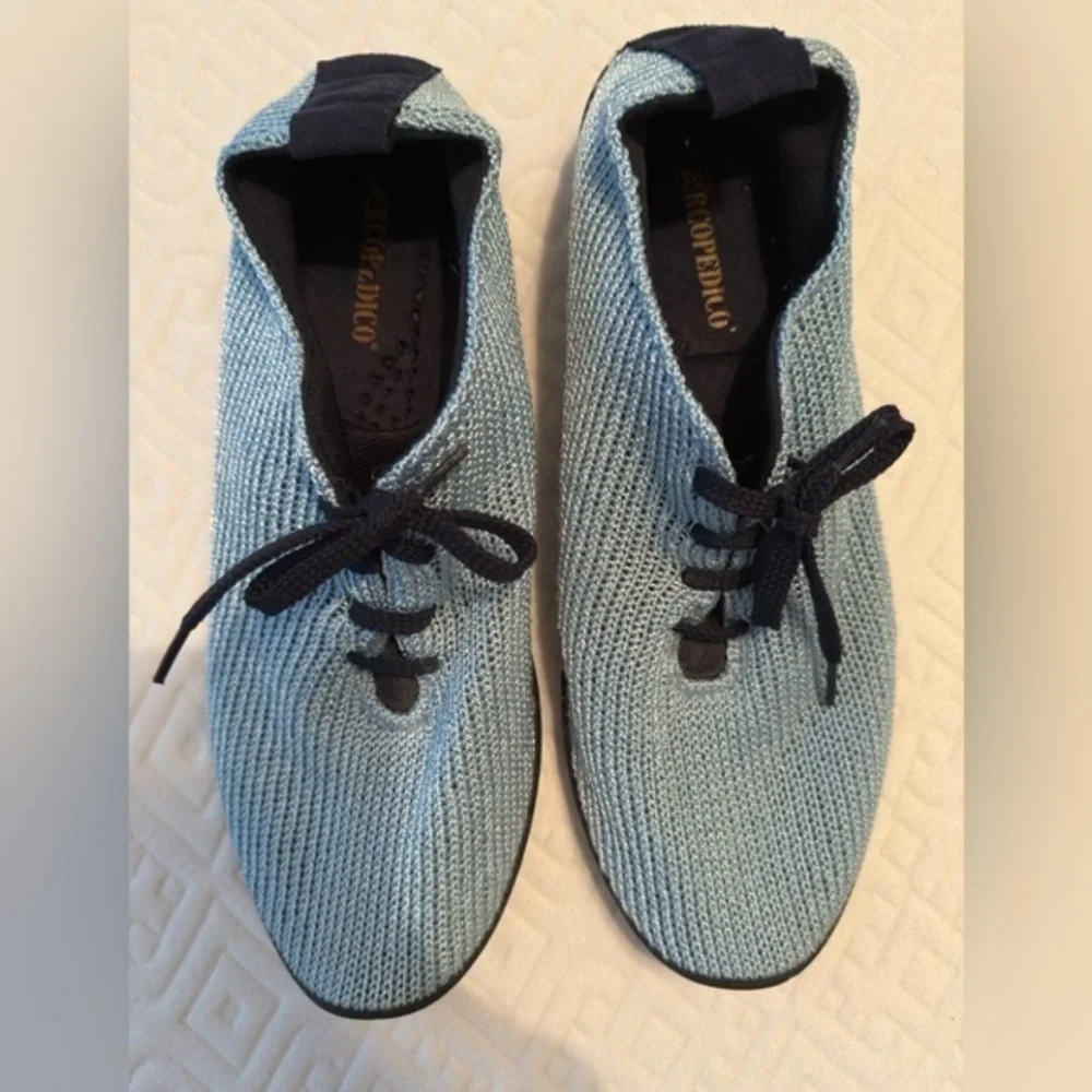 Men’s Arcopedico LS knit sneakers in Sky blue Size 43 (9.5)